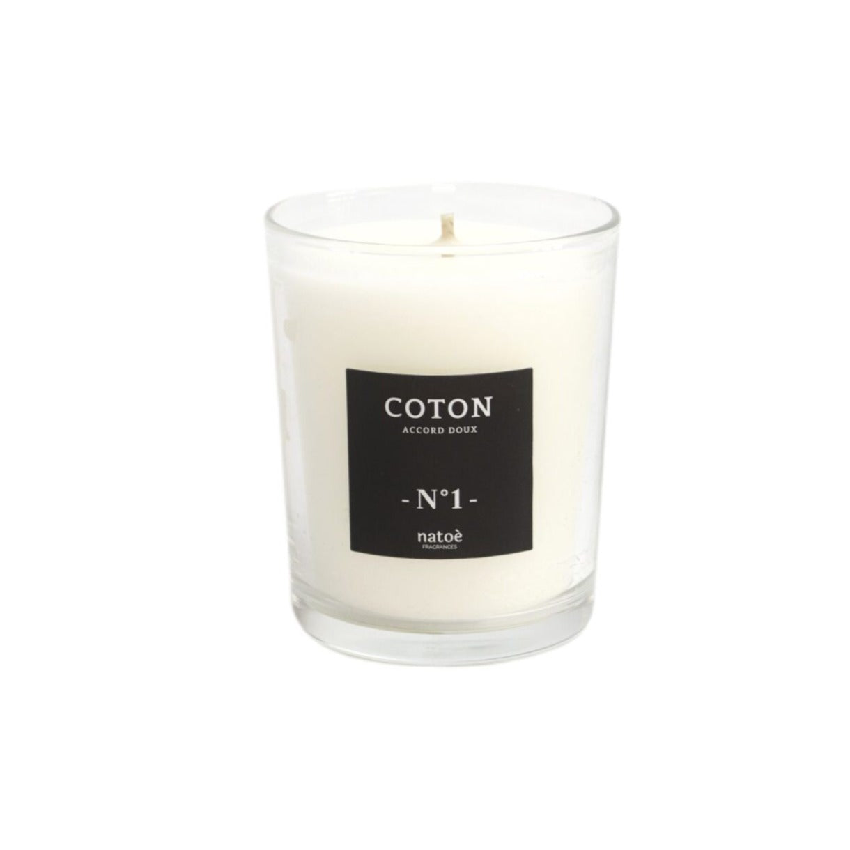 Écrin naturel Bougie «Coton»